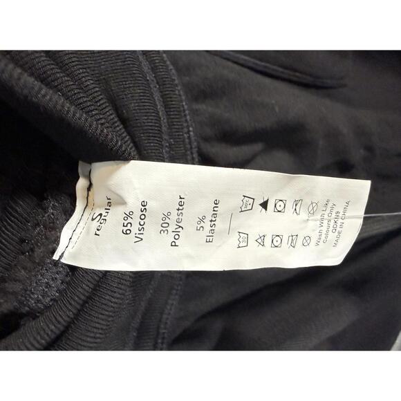 NWT Halara Small Black Sweatpants High Waisted Jogger Lounge Pants Size Small - Picture 5 of 6